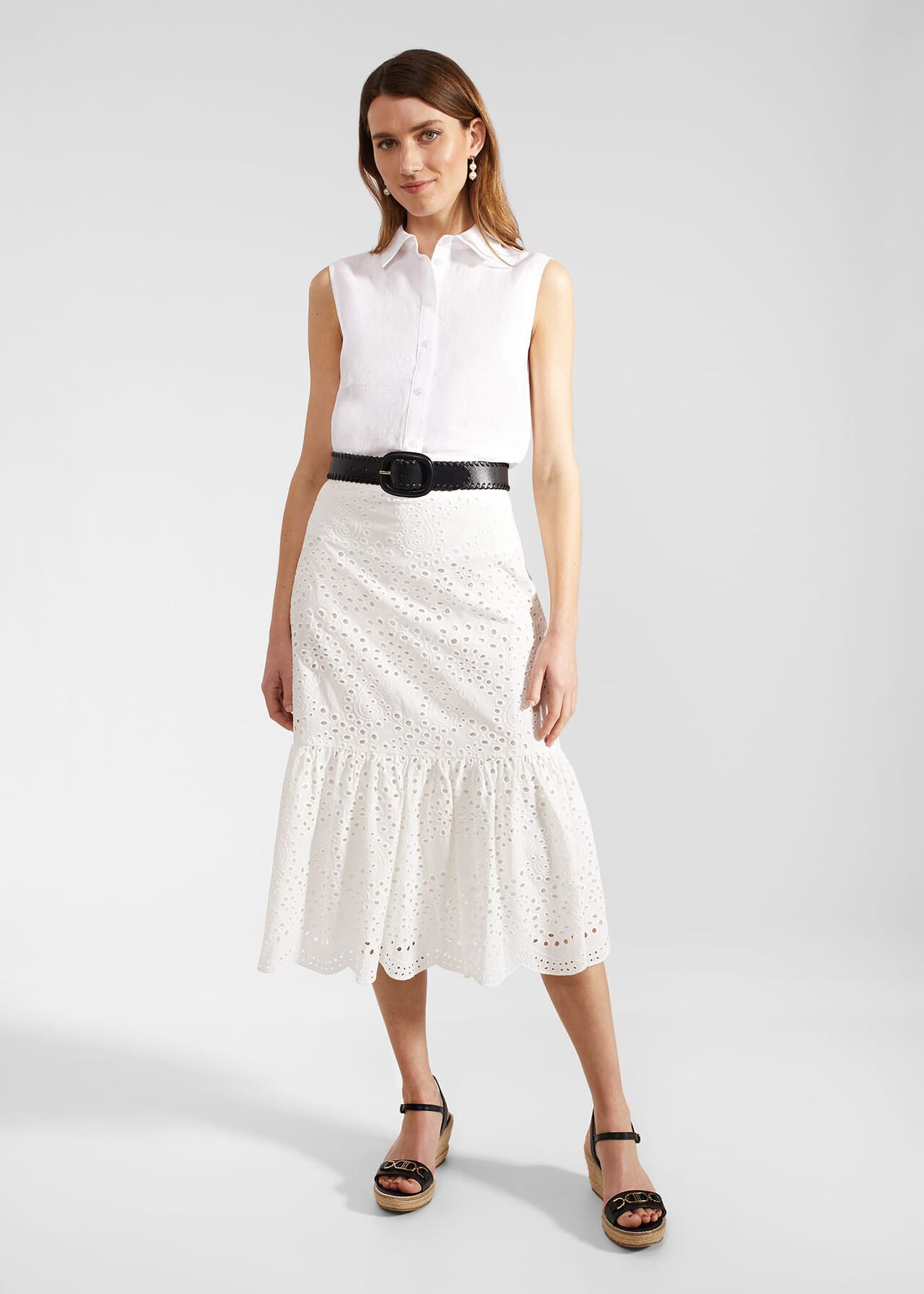 Jemma Skirt, White, hi-res