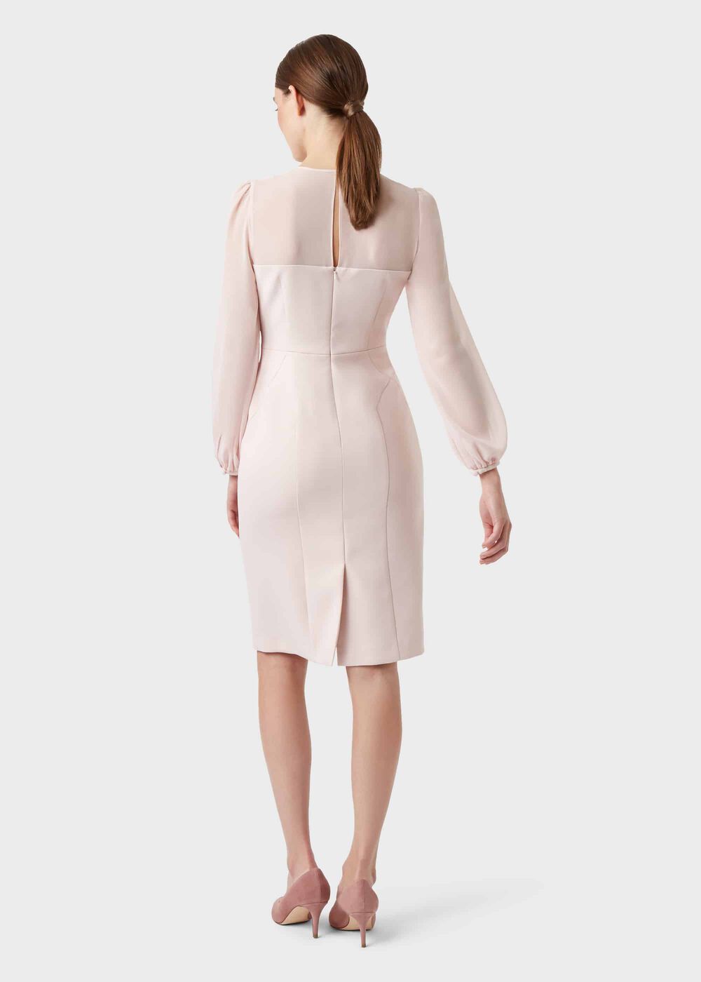 Mila Shift Dress, Pale Pink, hi-res