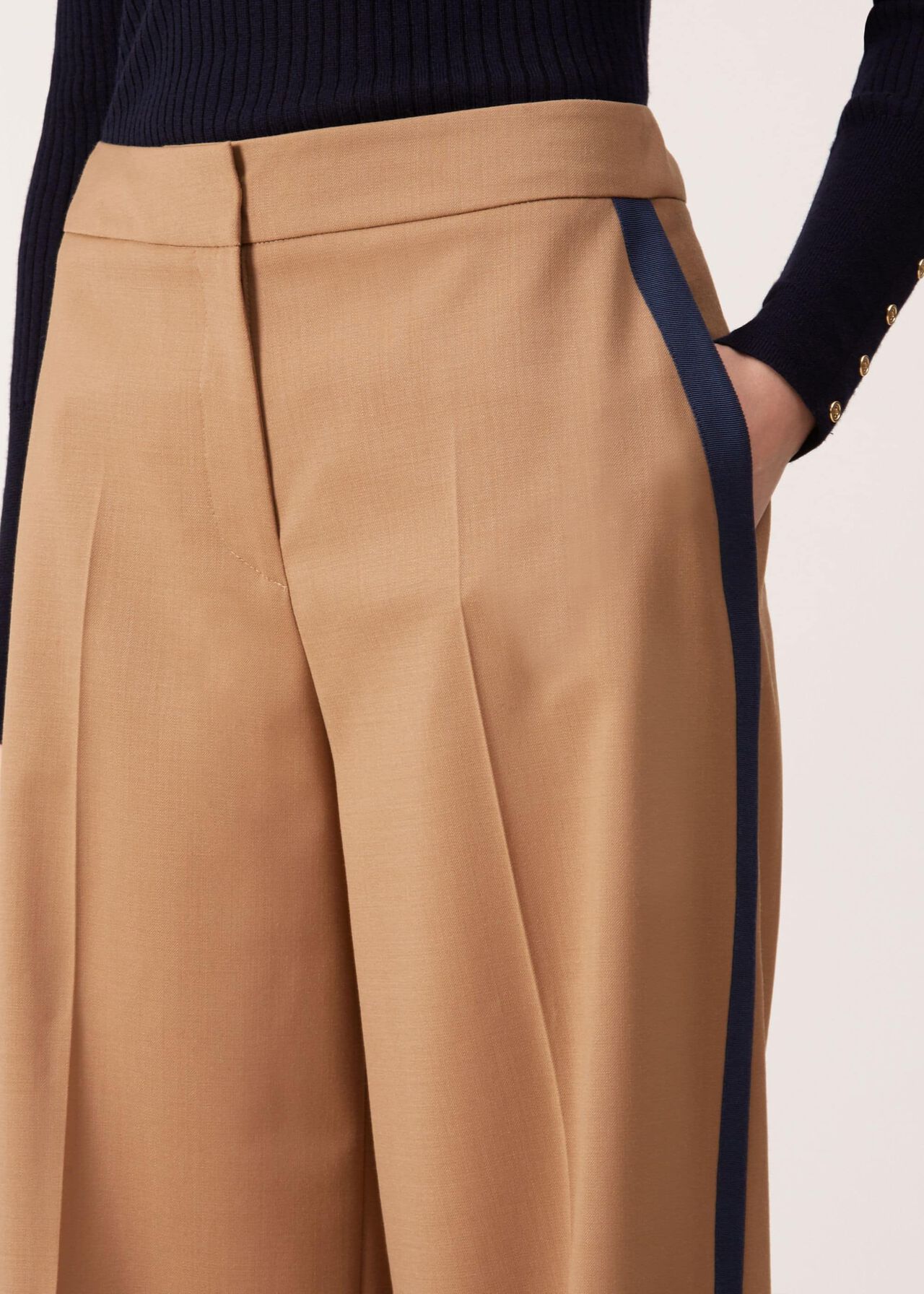 Isla Wool Blend Trouser | Hobbs