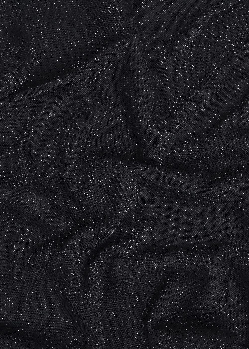 Sparkle Effie Keyhole Knitted Jumper, Black, hi-res