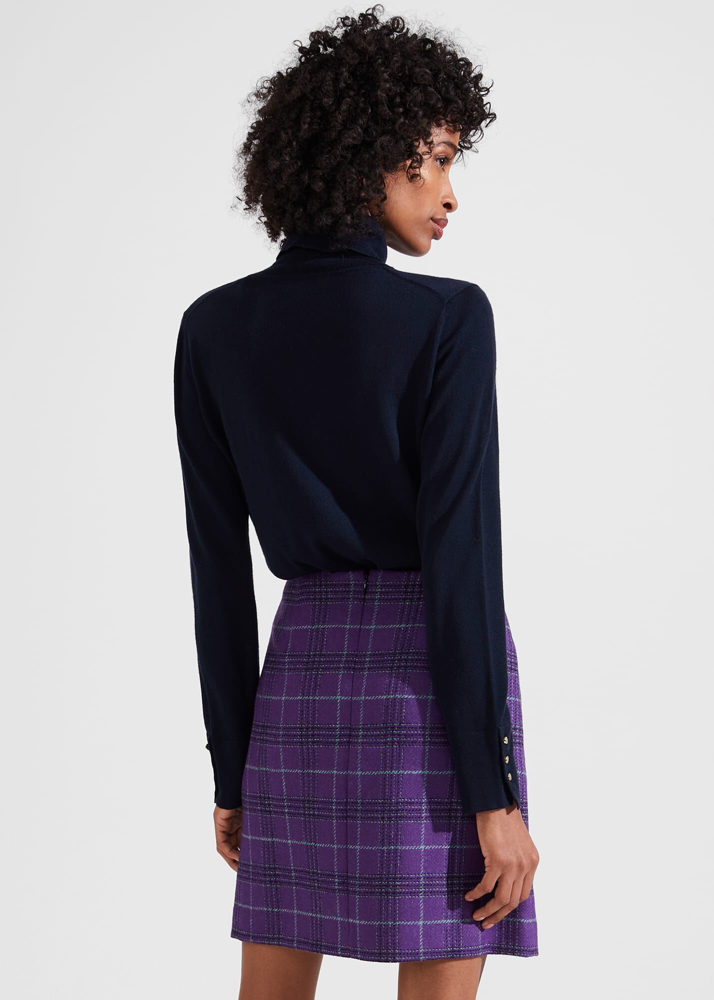 Purple skirt h&m top