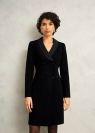 Buckingham Dress, Black, hi-res