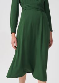 Ina Shirt Dress, Forest Green, hi-res