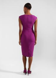 Lillia Shift Dress, Magenta Purple, hi-res