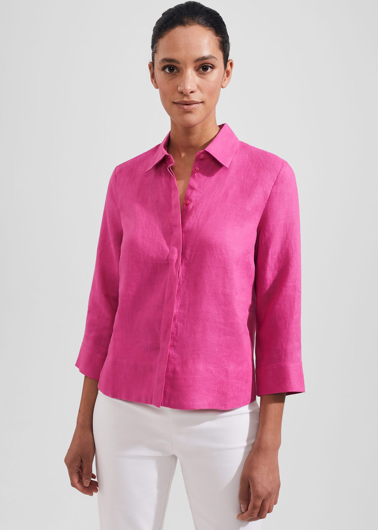 Nita Shirt, Deep Fuchsia, hi-res