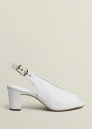 Kali Leather Sandals, Ivory, hi-res