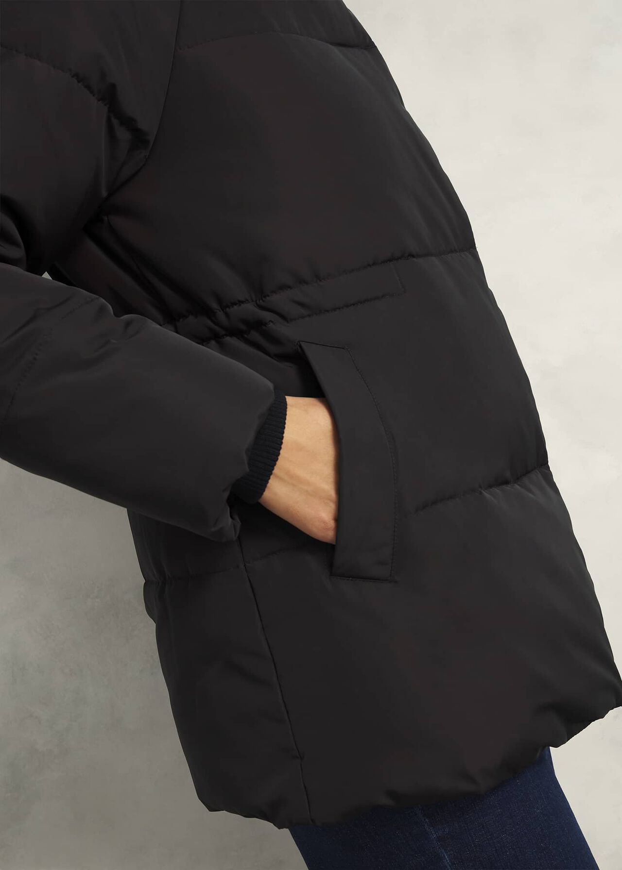 Cara Puffer, Black, hi-res