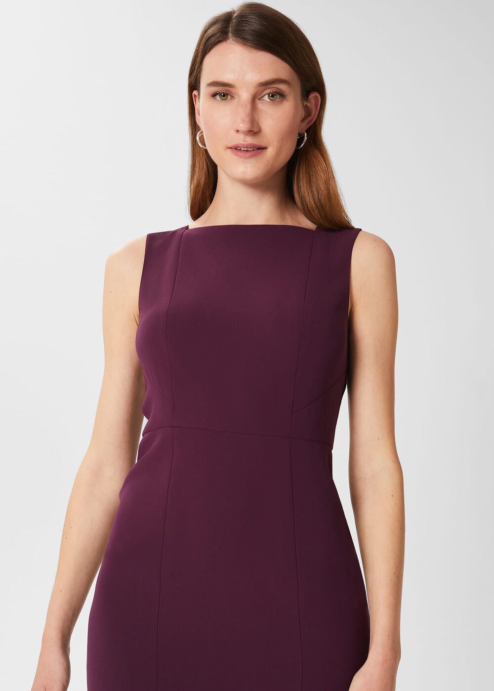Adelia Dress, Deep Plum, hi-res