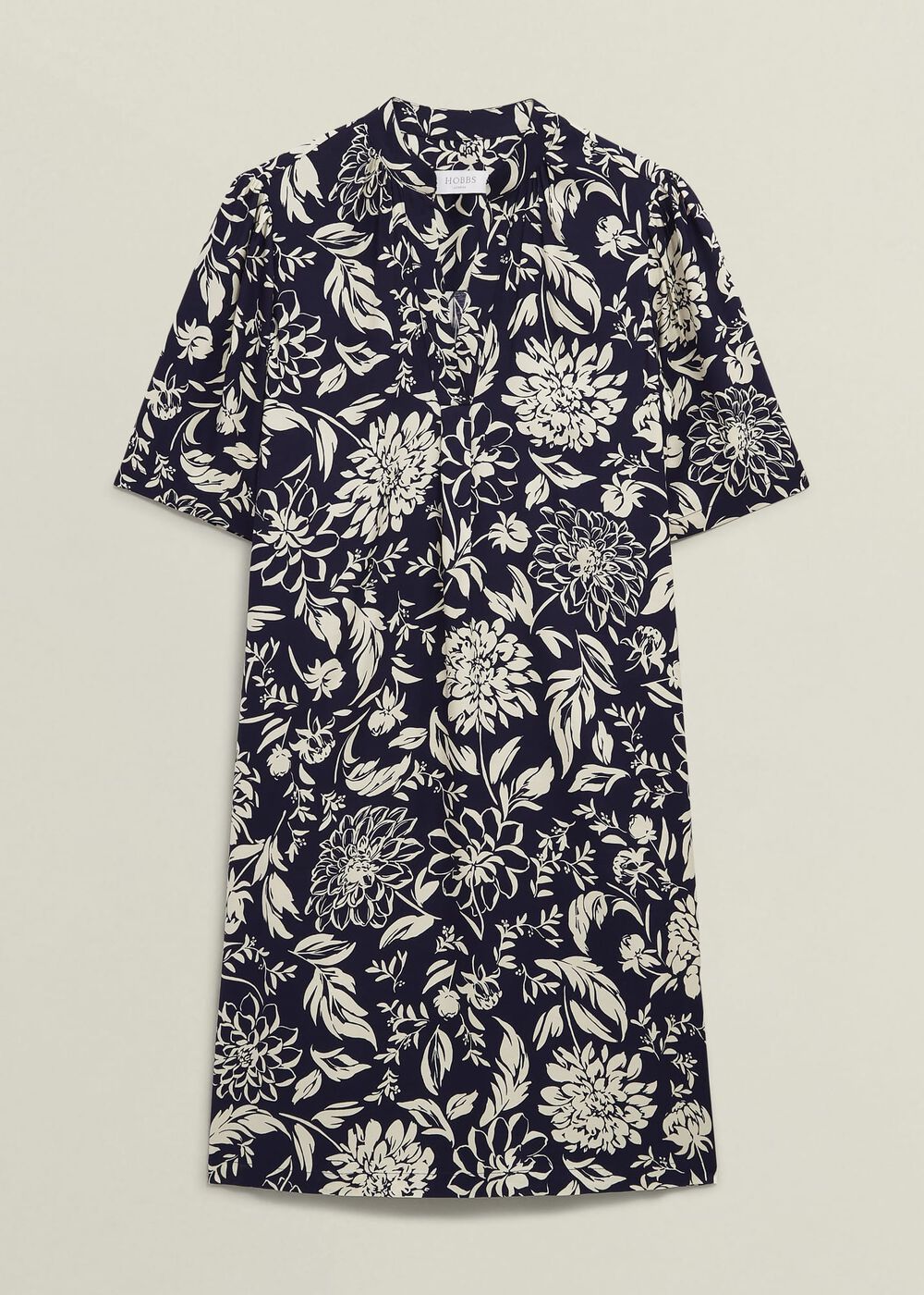 Lucille Dress, Navy Cream, hi-res