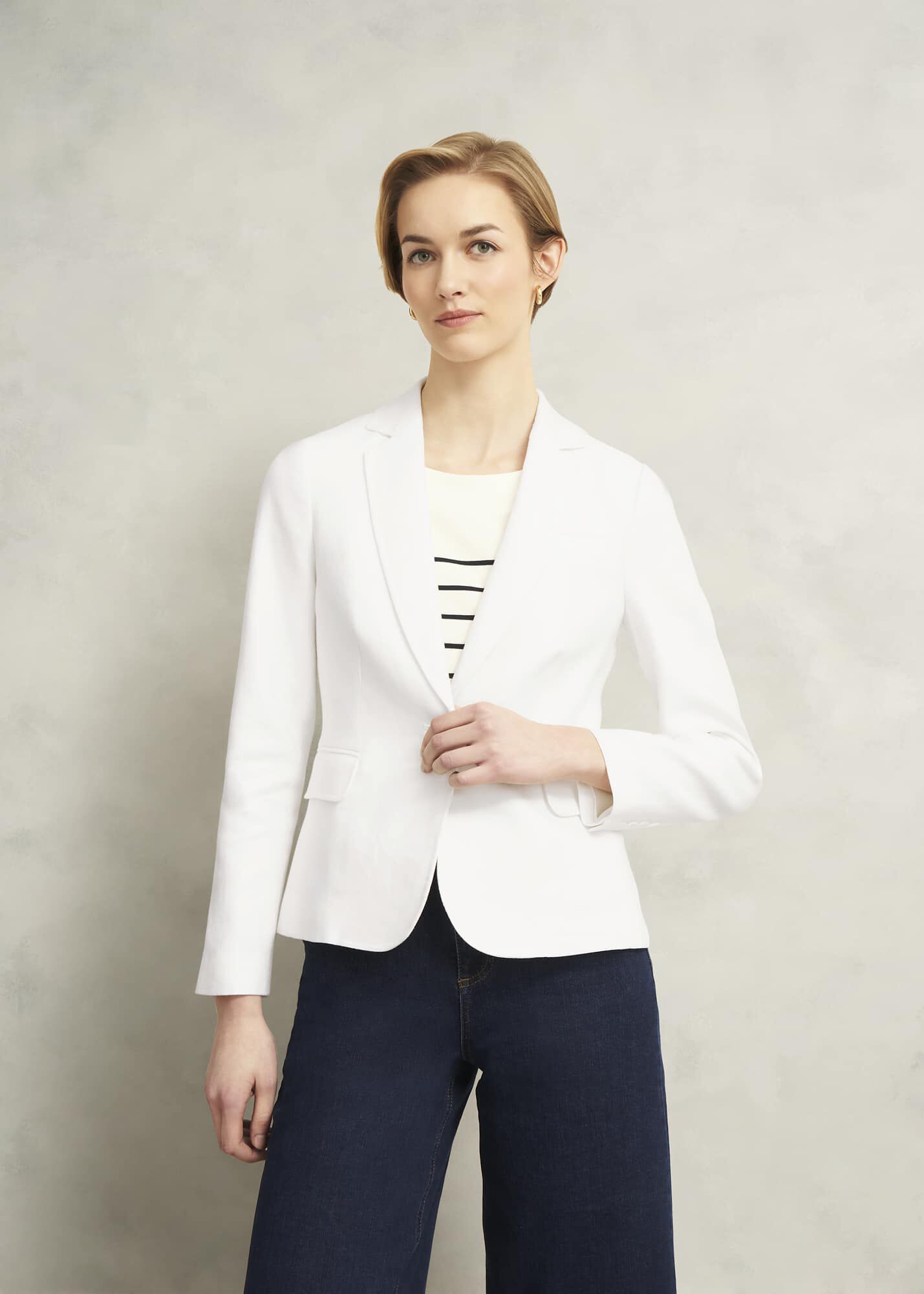 Blake Linen Jacket | Hobbs US | Blake Linen Jacket | Hobbs US |