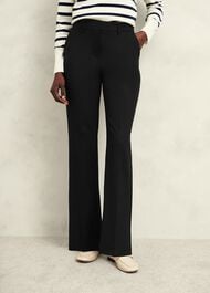 Gerrie Straight Trousers, Black, hi-res