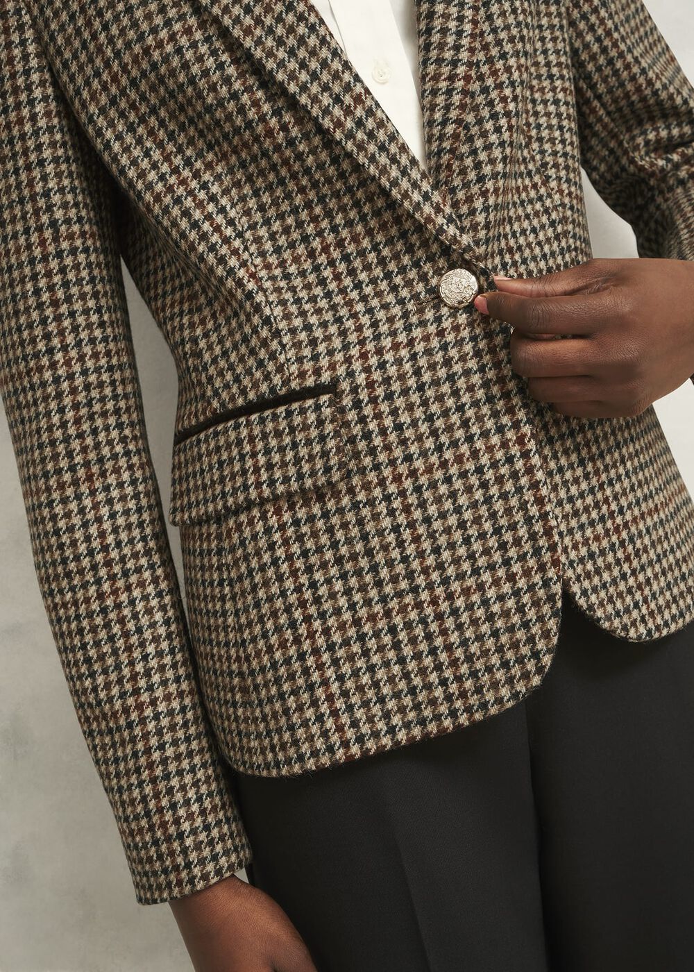 Adeline Wool Jacket, Brown Multi, hi-res