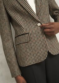 Adeline Wool Jacket, Brown Multi, hi-res