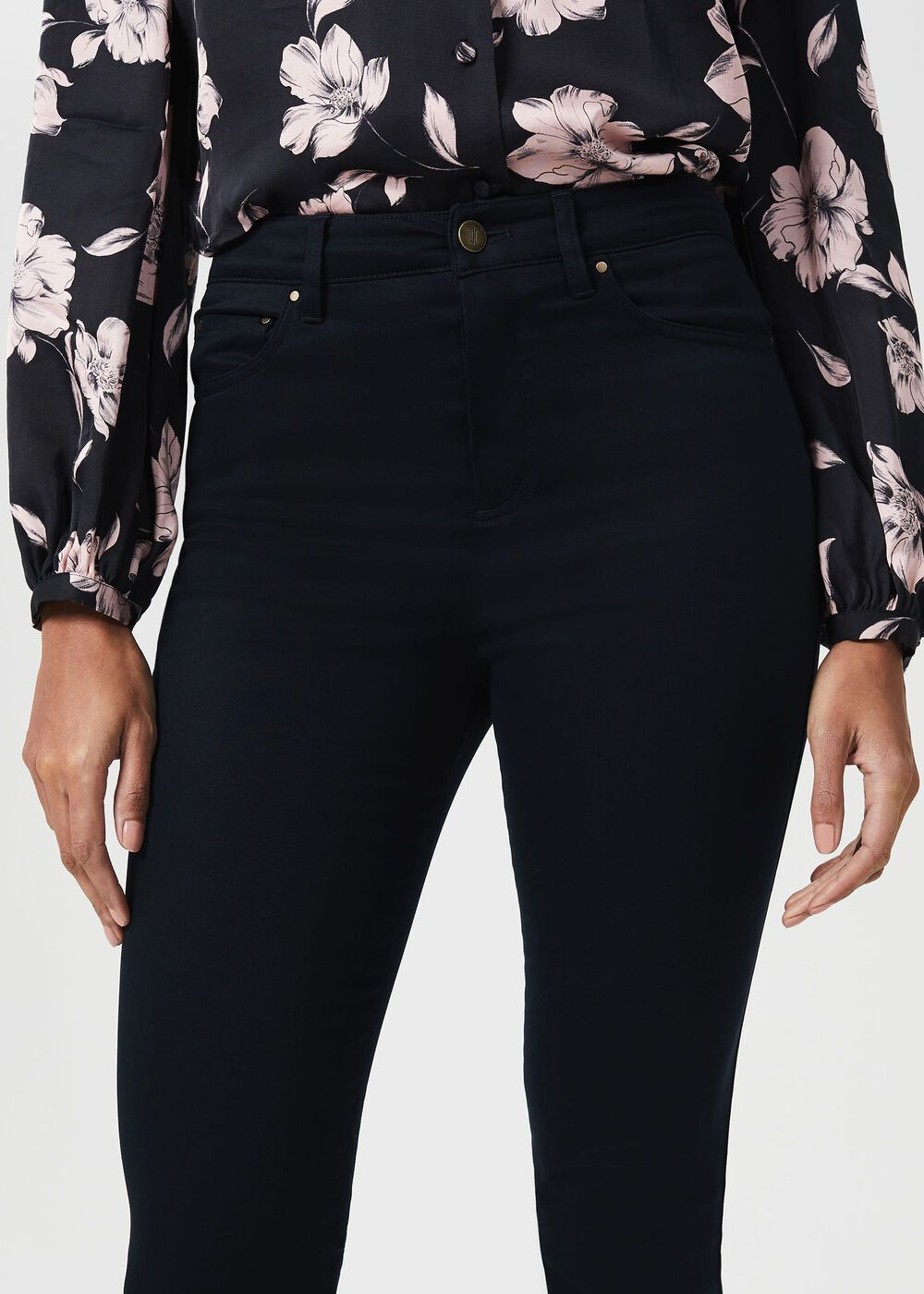 Gia Soft Touch Skinny Jeans, Navy, hi-res