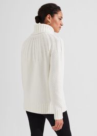 Shauna Cable Jumper With Alpaca, Ivory, hi-res