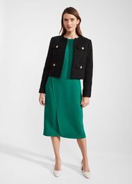 Maura Dress, Malachite Green, hi-res