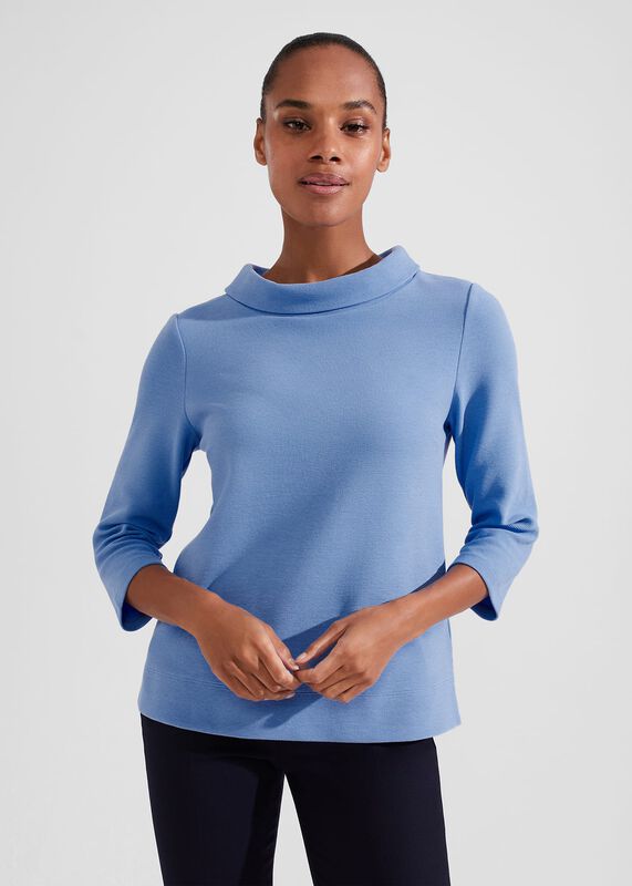 Betsy Textured Top With Cotton 