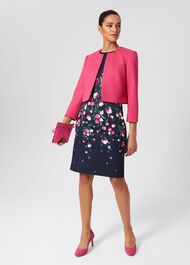 Petite Moira Floral Dress, Navy Multi, hi-res