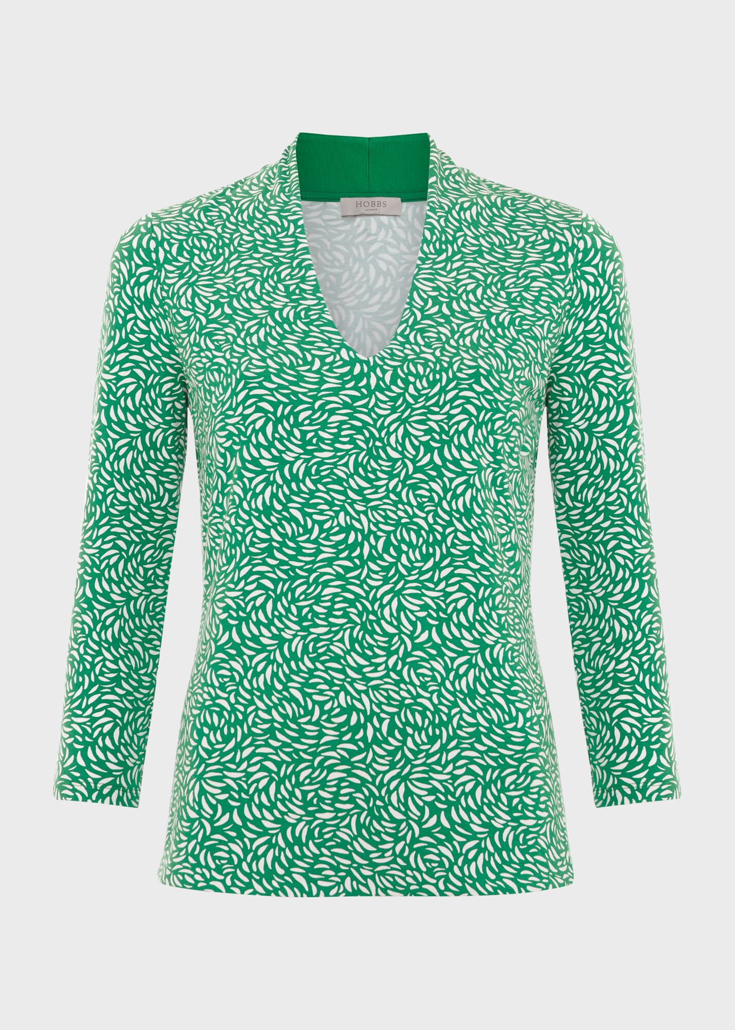 Aimee Printed Top | Hobbs US |