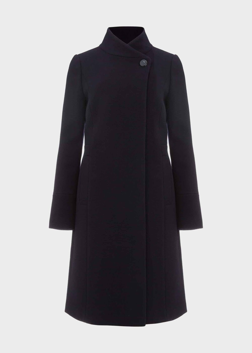 Petite Maisie Wool Blend Coat, Navy, hi-res