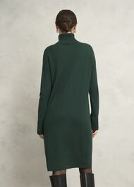 Green Ava Knitted Sweater Dress, Ponderosa Green, hi-res