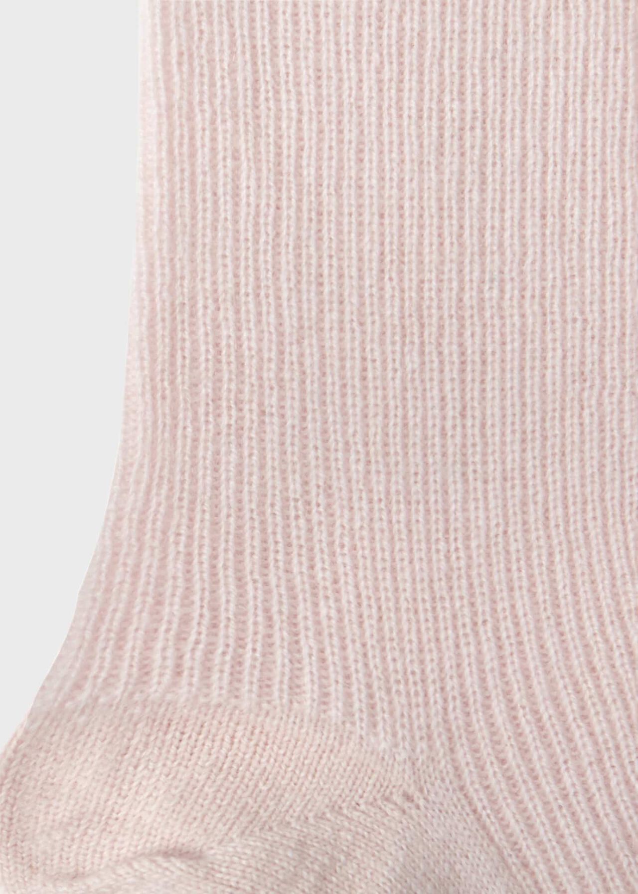 Mabel Cashmere Sock, Pale Pink, hi-res