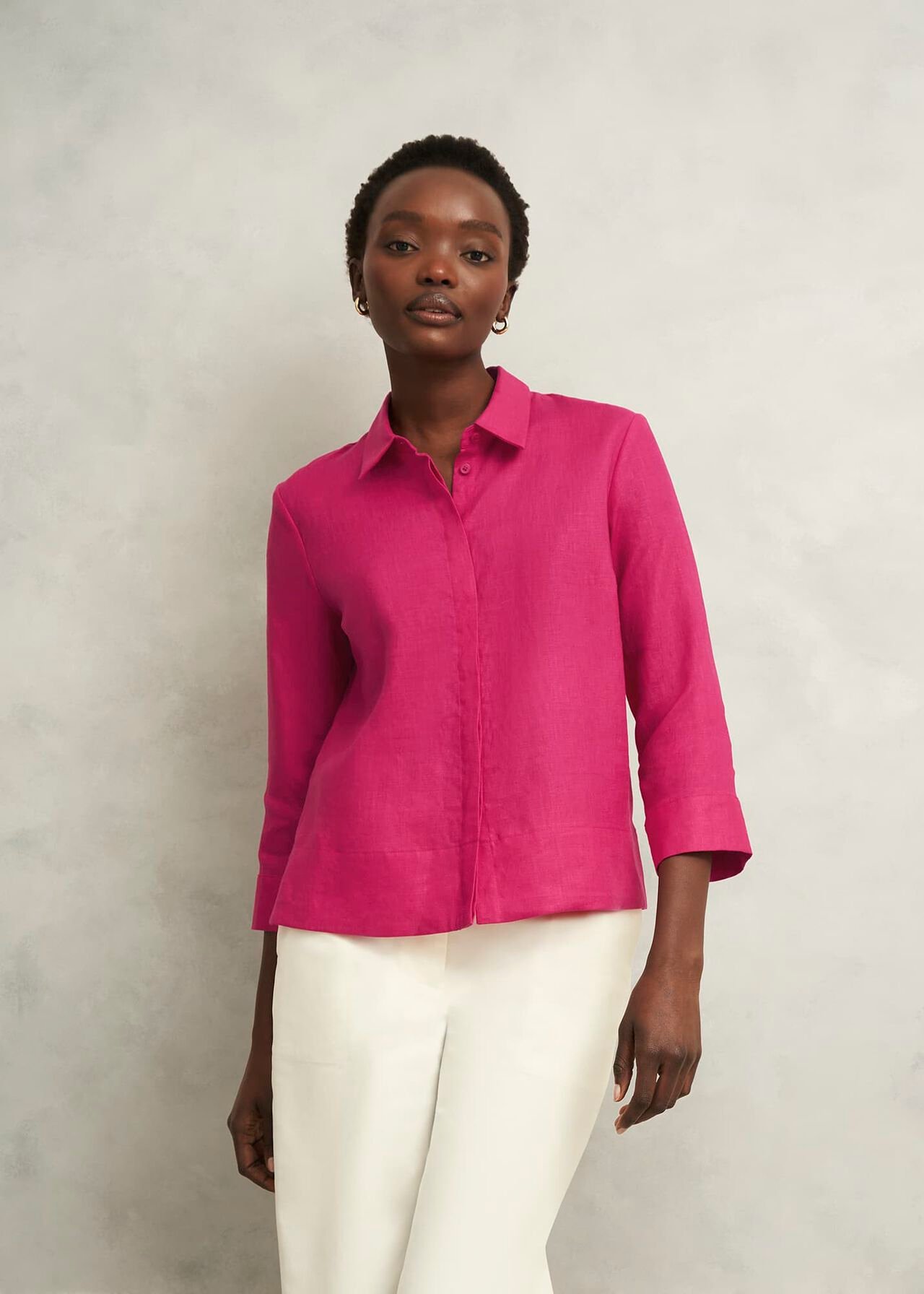 Hobbs Nita Shirt Zinnia Pink Hobbs Nita Shirt Zinnia Pink