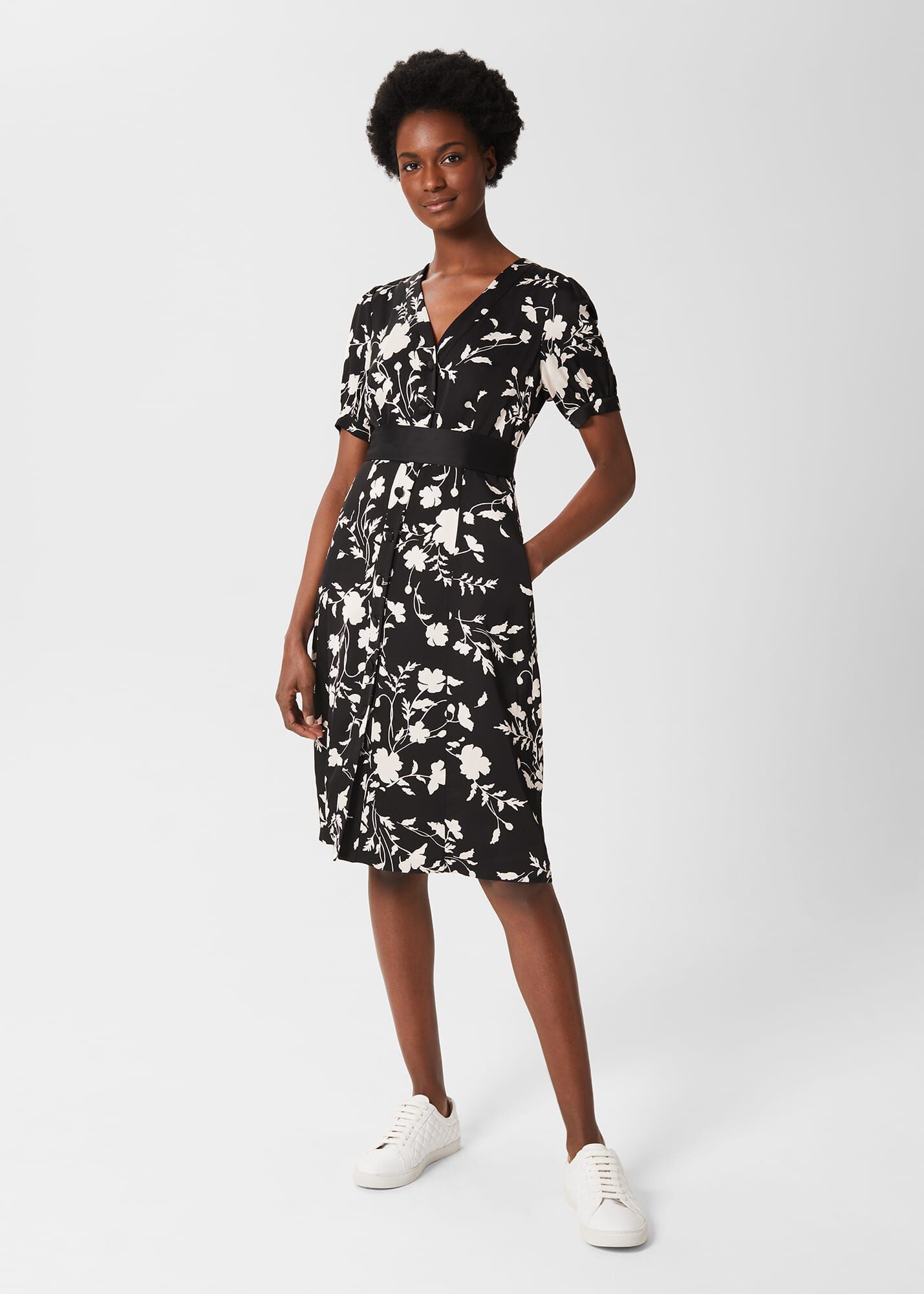 Hobbs sales cream dress