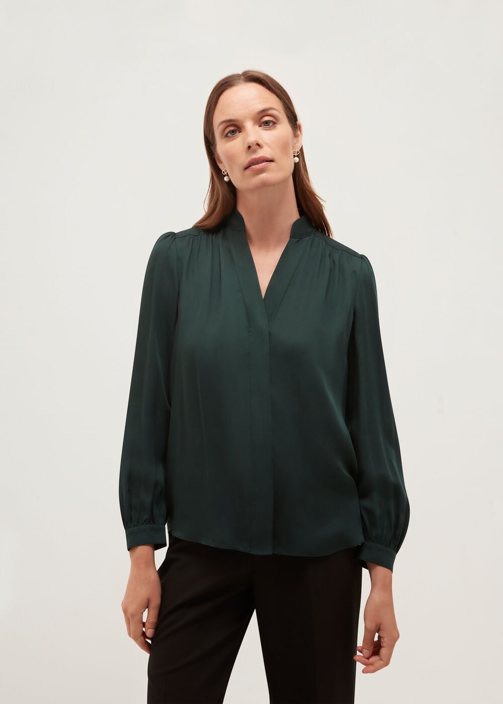 Gwen Satin Blouse