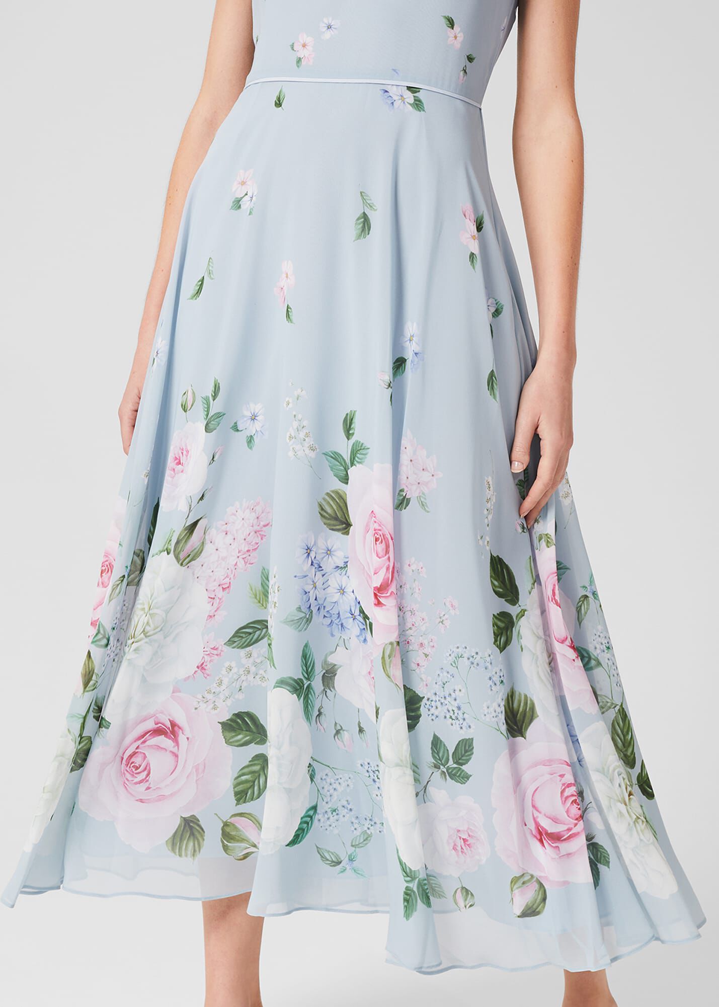 Hobbs blue carly dress new arrivals