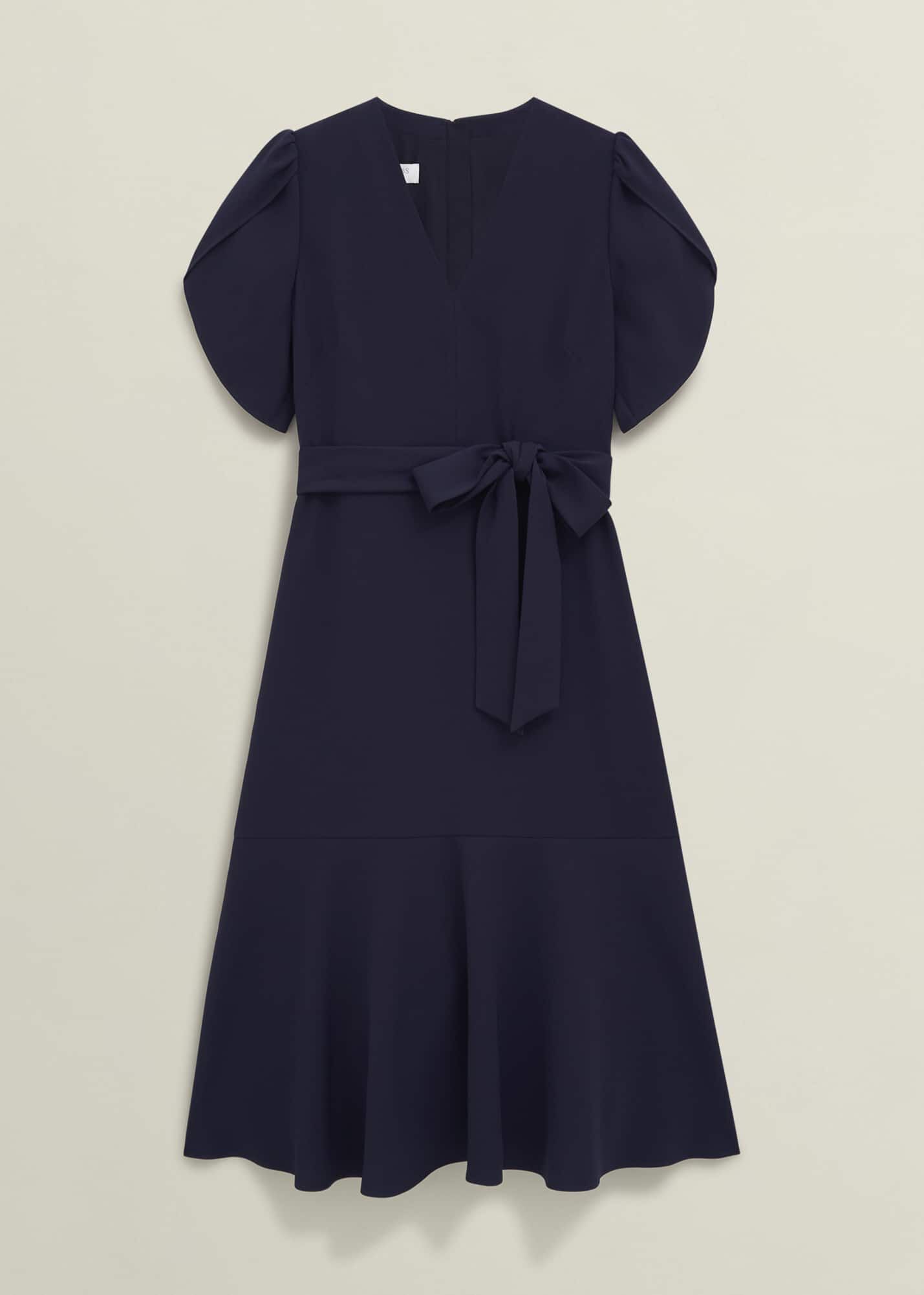 【フェミニン】HOBBS LONDON / pricilla シンプル ミディドレス Pricilla Tie Midi Dress | Hobbs UK |