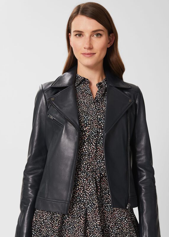 Women's Leather Jackets Leather & Suede Biker Jackets Hobbs London Hobbs