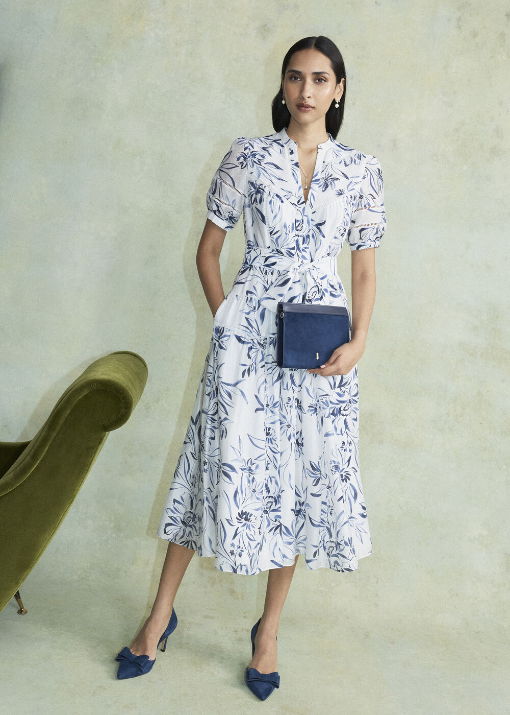 Annabella Trim Detailed Dress