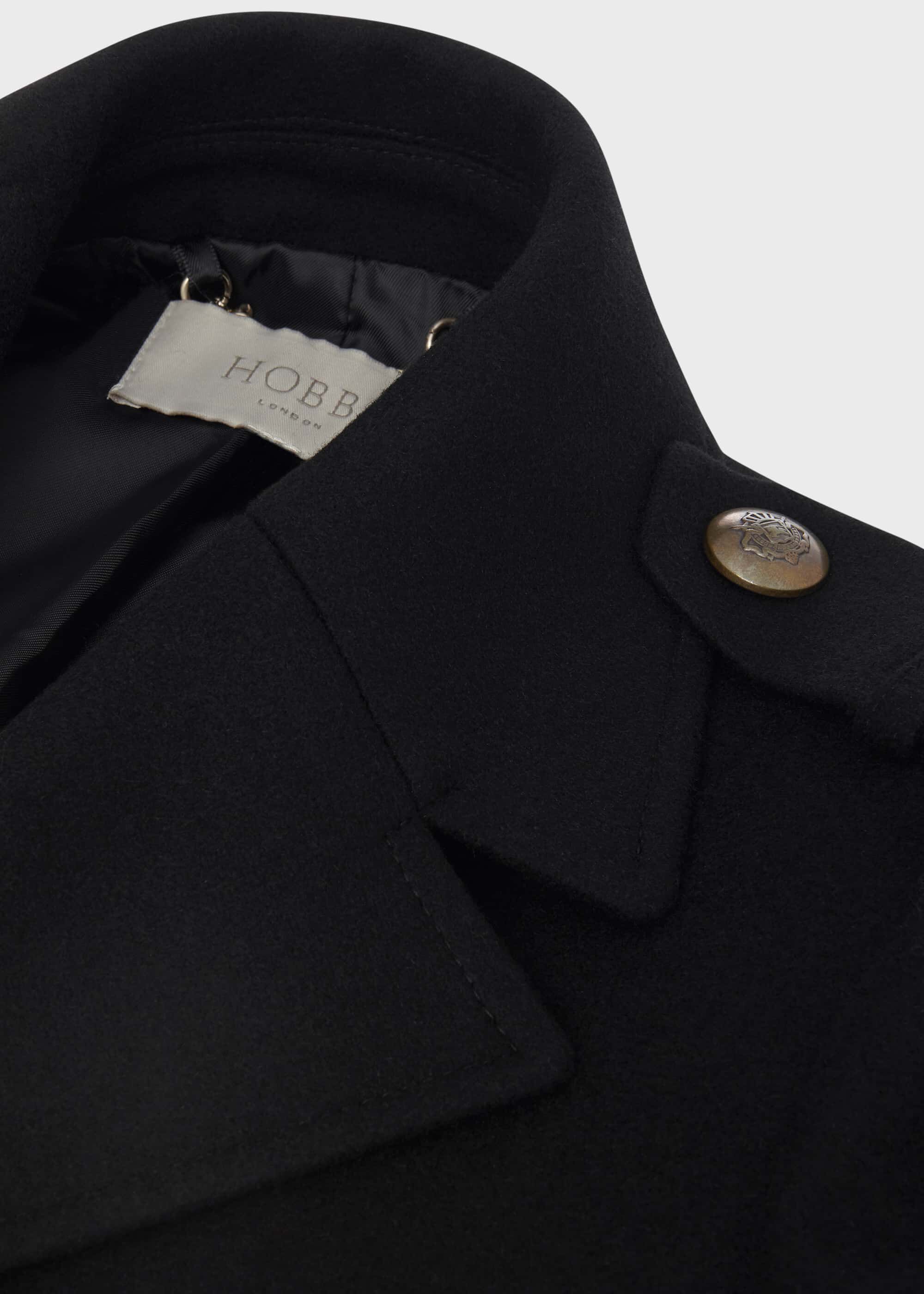Bianca Wool Blend Military Coat | Hobbs