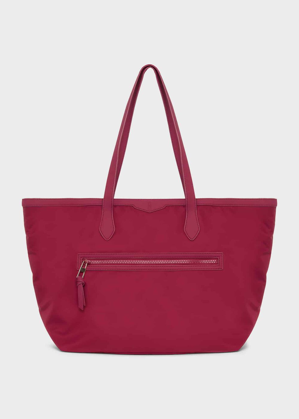 Norfolk Nylon Tote Bag, Berry Pink, hi-res