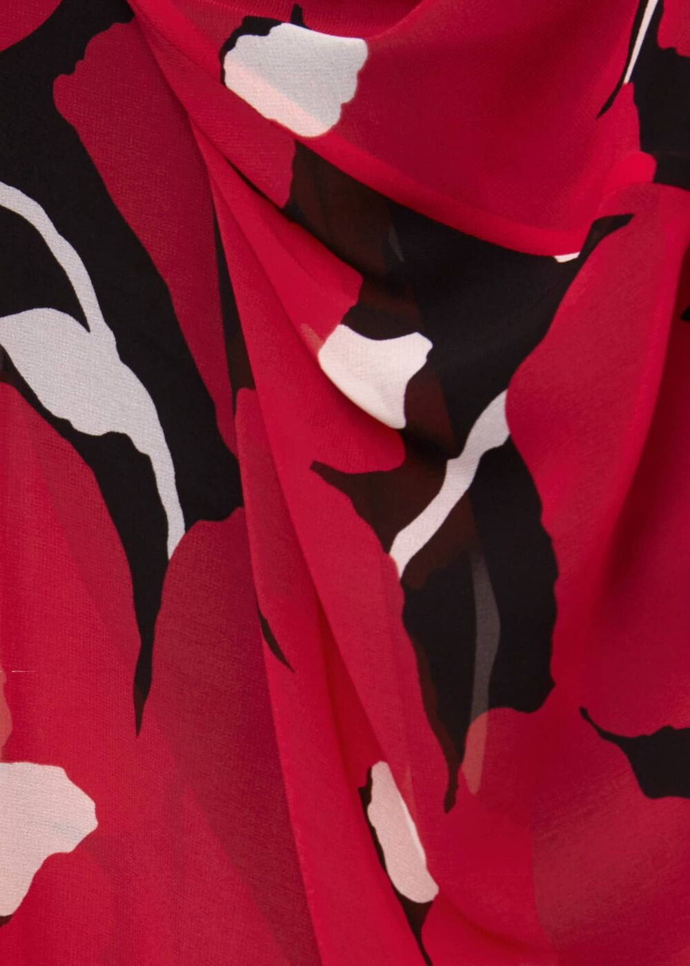 Carly Floral Midi Dress, Black Pink, hi-res