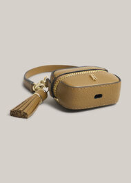 Carlton Earphone Case, Tan, hi-res