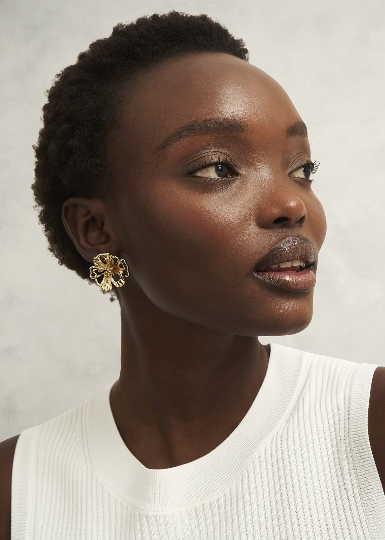 Samira Earrings, Gold, hi-res