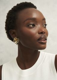 Samira Earrings, Gold, hi-res