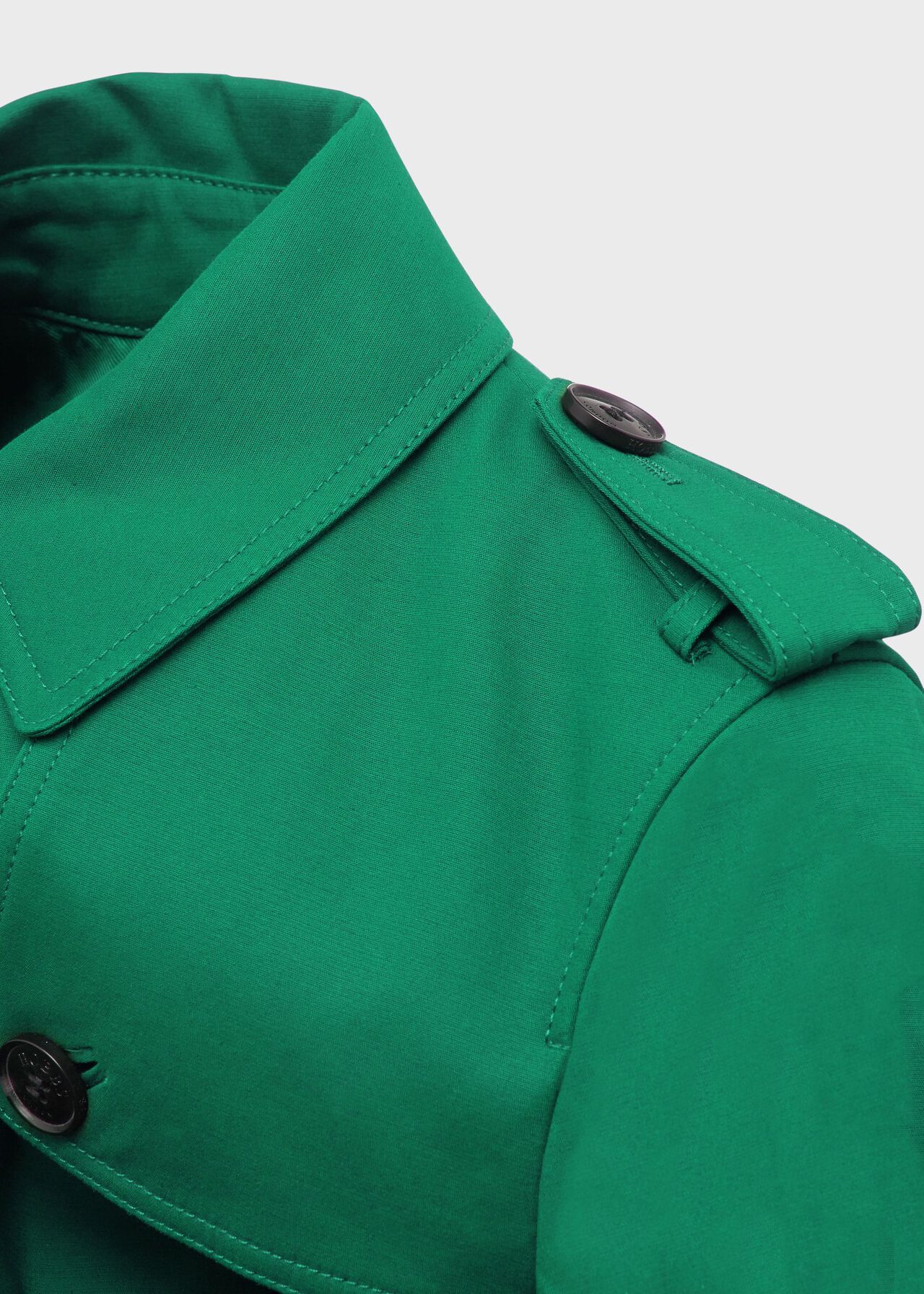 Saskia Water Resistant Trench Coat, Green, hi-res