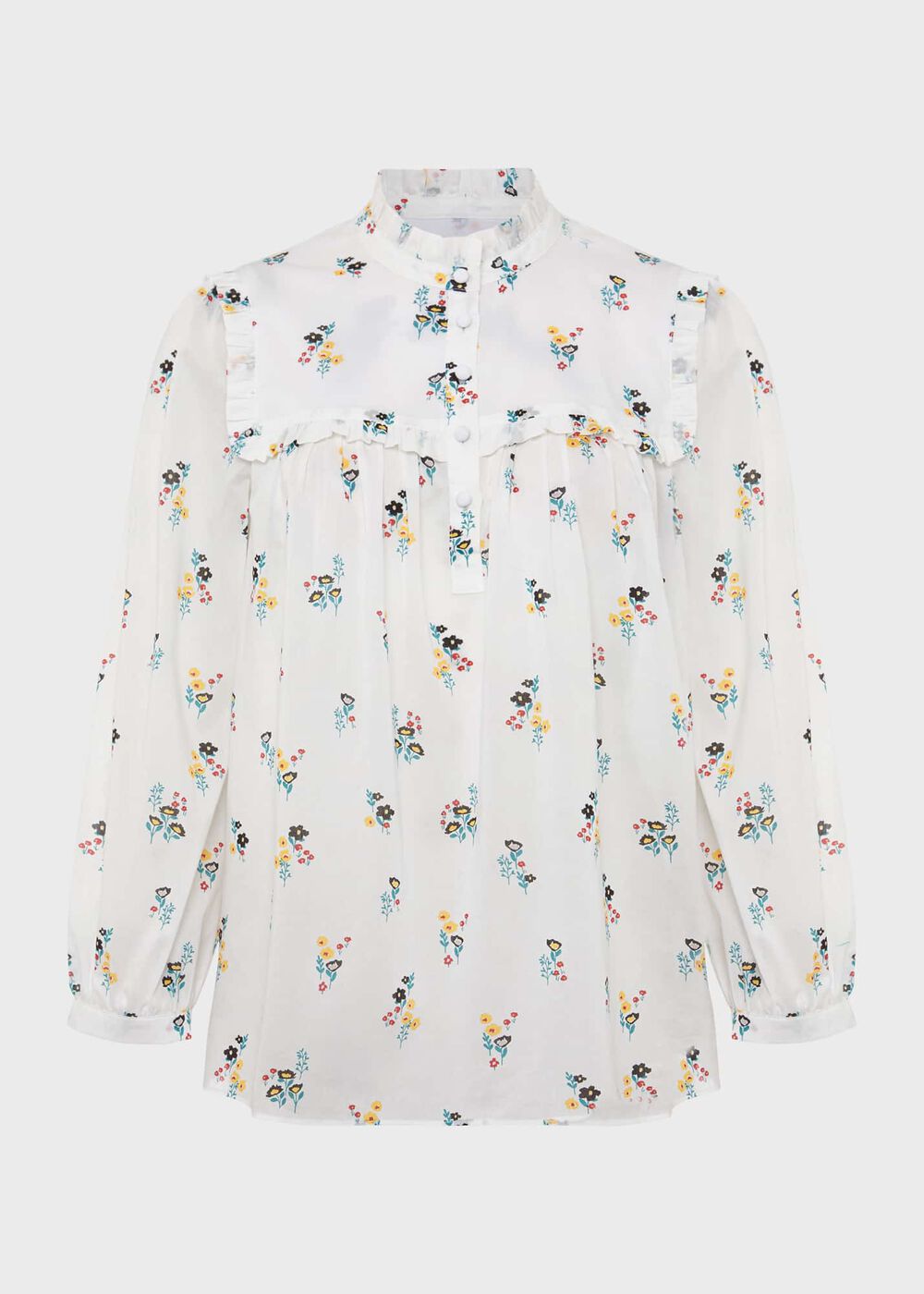 York Blouse, Ivory Multi, hi-res