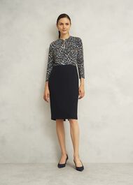 Ivy Skirt, Navy, hi-res