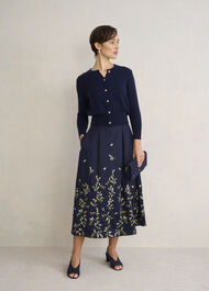 Kali Suede Sandals, Midnight Navy, hi-res