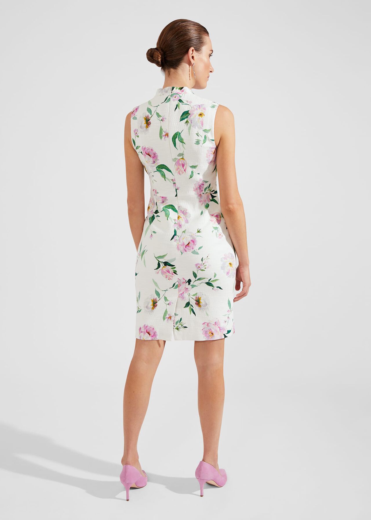 Suzanna Tweed Dress, Ivory Multi, hi-res