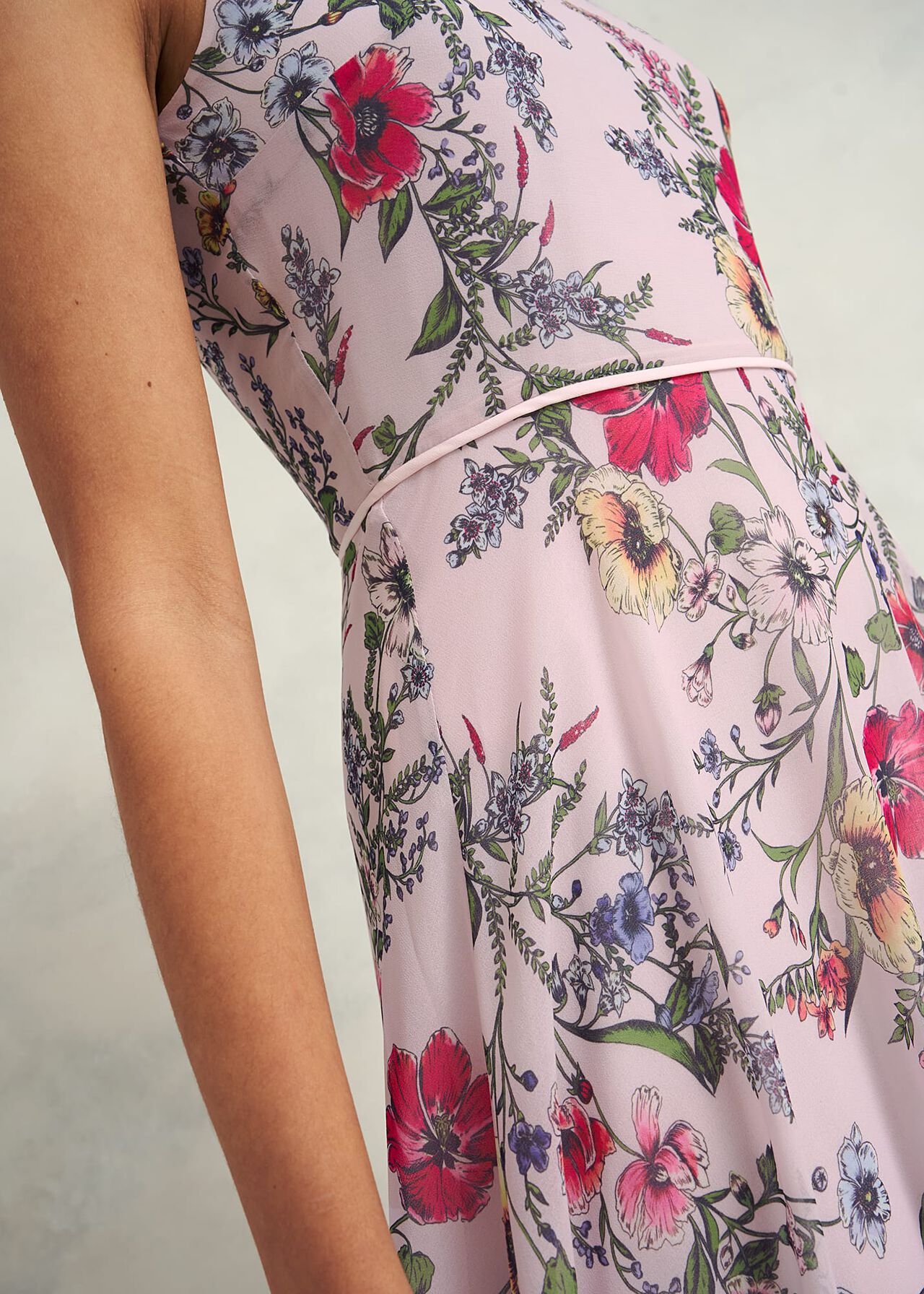 Carly Dress, Pale Pink Multi, hi-res
