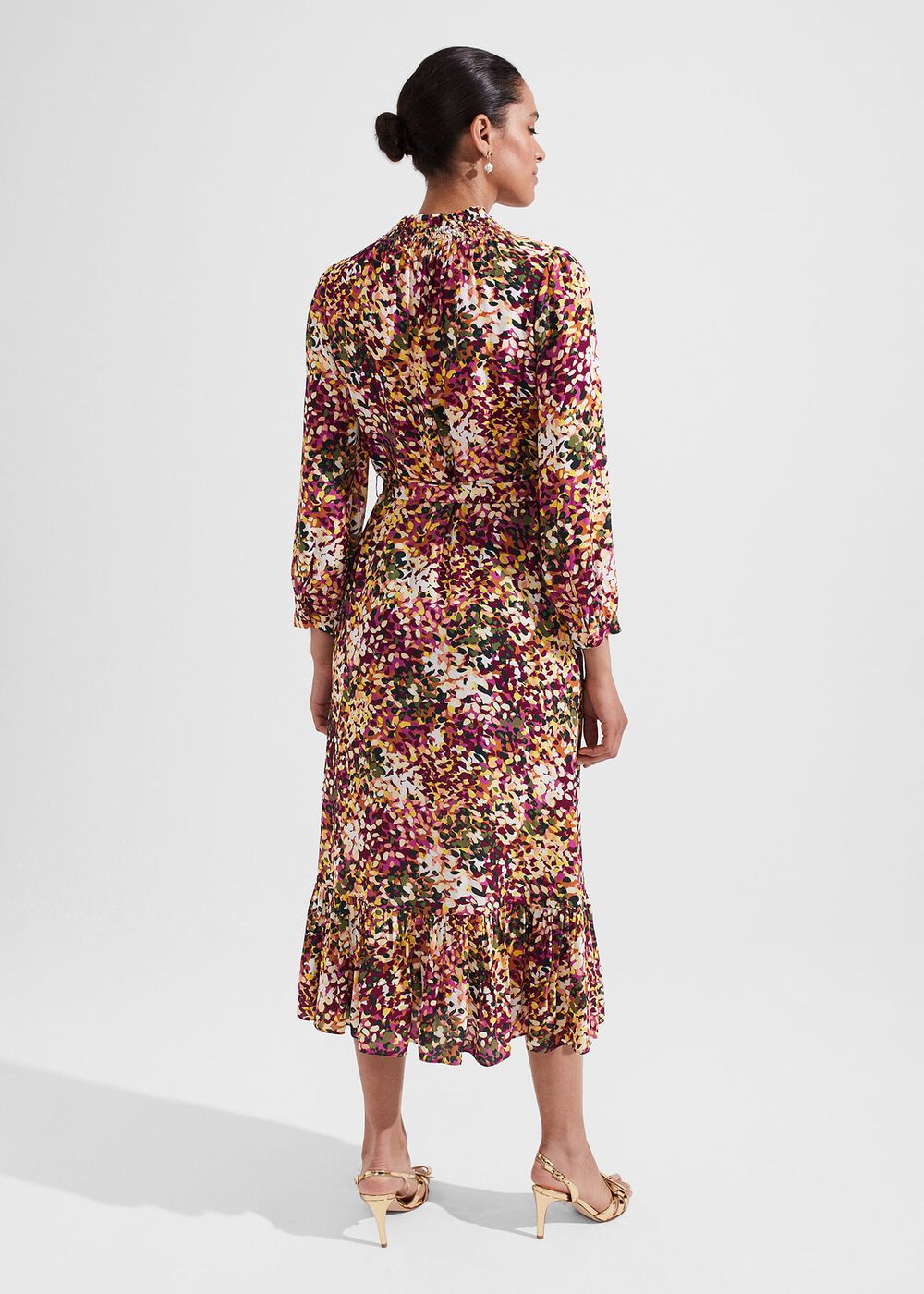 Petite Camellia Dress, Multi, hi-res