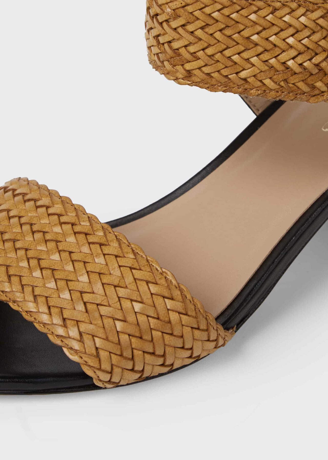 Lois Leather Sandals, Tan, hi-res