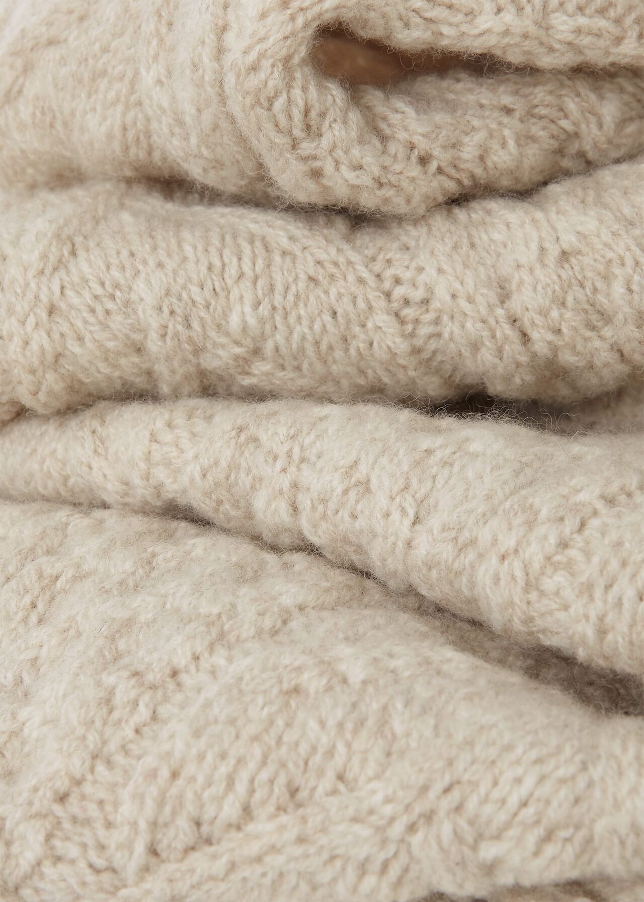 Taylor Cable Scarf, Natural, hi-res
