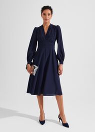 Adrianna Dress, Midnight Navy, hi-res