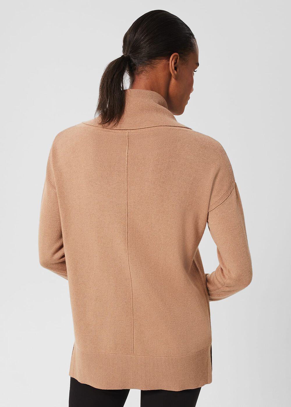 Harper Jumper With Cashmere, Camel, hi-res